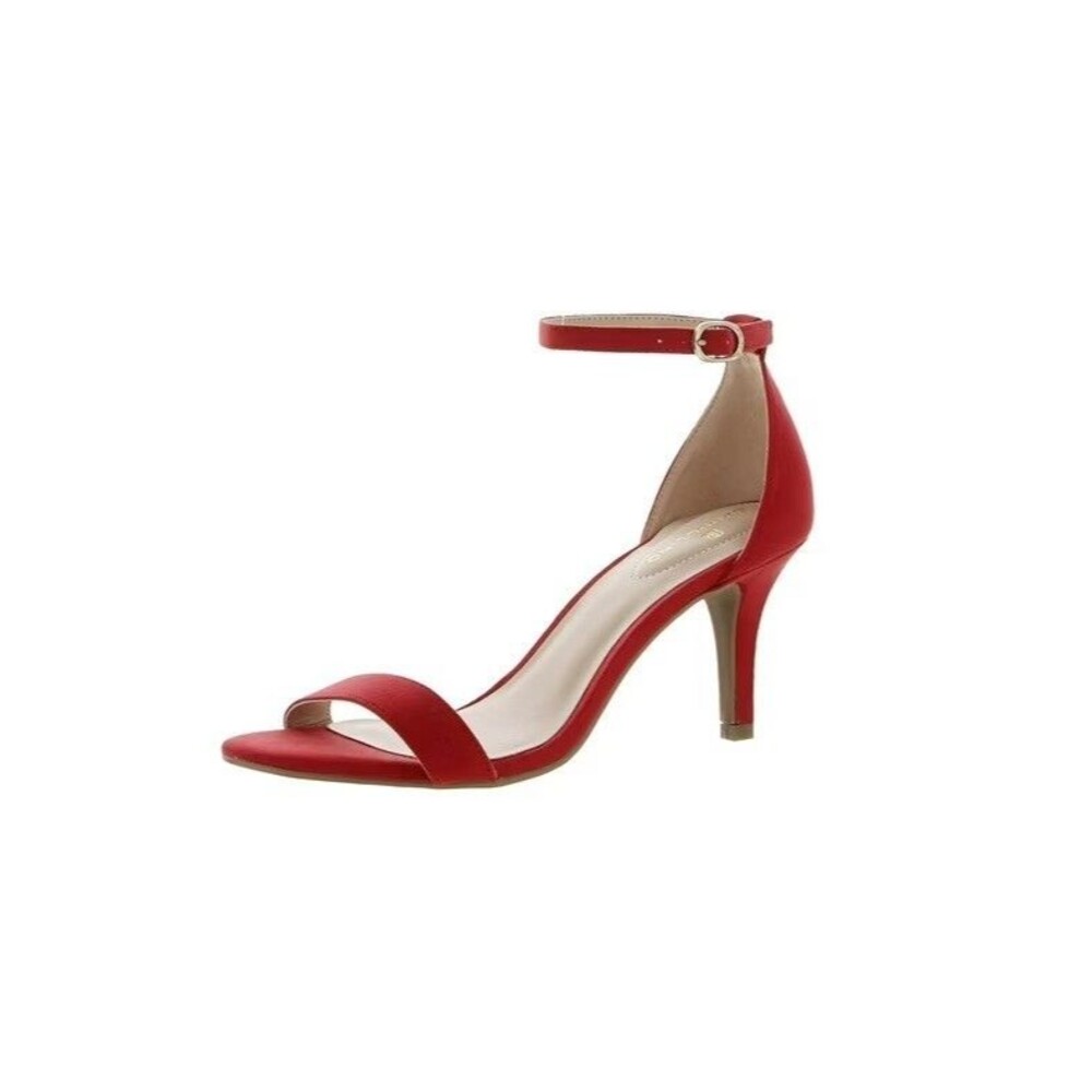 Bandolino Womens 6 M Red Madia Stiletto Heel Sandals NIB IP6